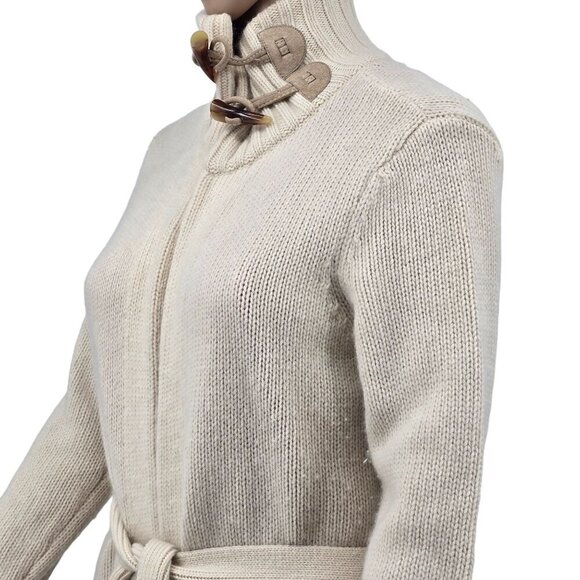 Lauren Ralph Lauren Vintage Long Sweater with Belt, Women's Small - Picture 1 of 8